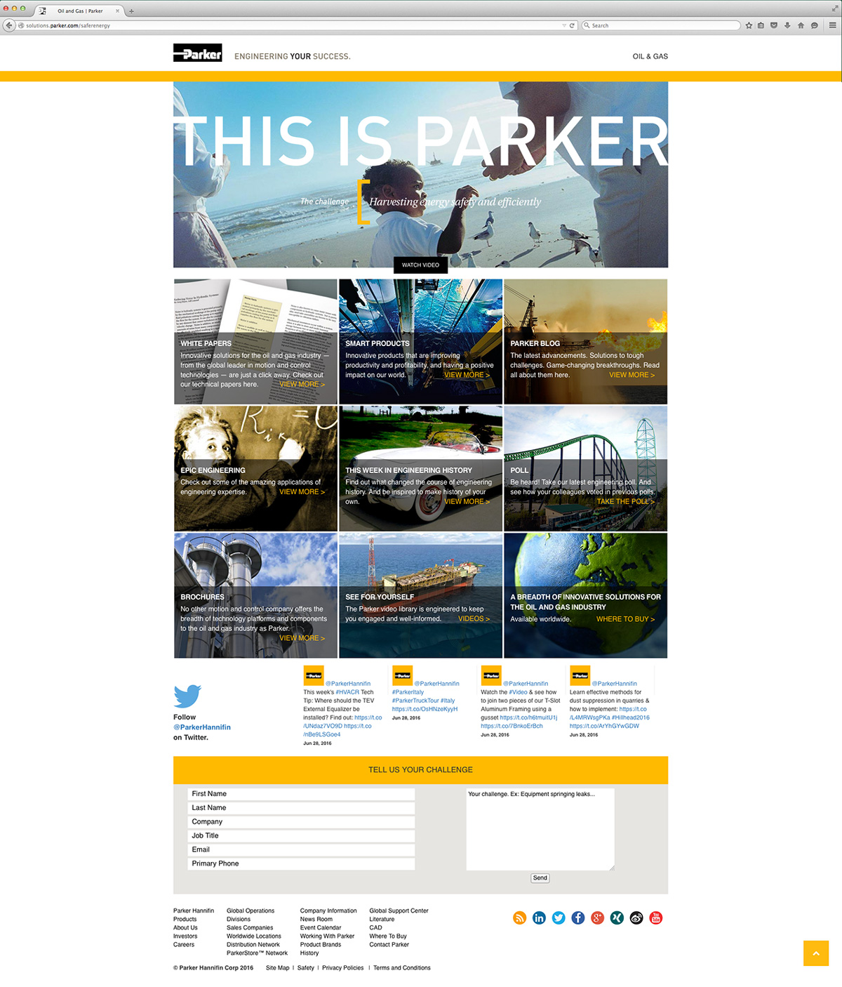 Parker Market Page